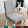 thumbnail image 2 of Chair Cover For Dining Room Stretch Jacquard Dining Chair Cover Slipcover Elastic Spandex Kitchen Chair Cover, 2 of 7