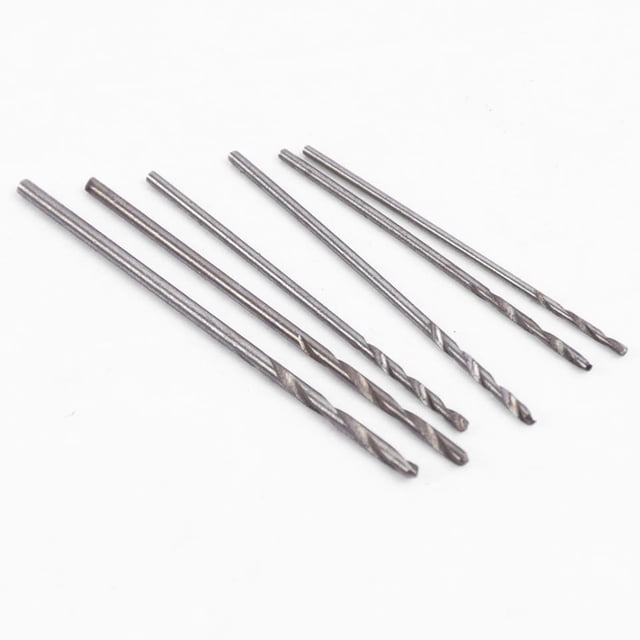 Juego de brocas HSS Yotijar 6 piezas 0,8-1,3 mm, Broca helicoidal de alta resistencia