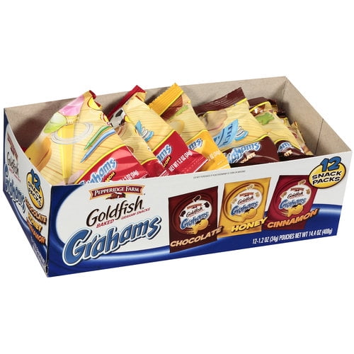 Pepperidge Farm Goldfish Baked Chocolate, Honey & Cinnamon Graham Snack