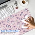 thumbnail image 4 of Long Mouse Pads for Desk,Cartoon Unicorn Rainbow Cloud Butterfly Desk Mats on Top Of Desks, Desk Mouse Pad Extra Large with 3mm Non-Slip Base and Stitched Edge for Gaming,Work,Home 31.5"x11.8", 4 of 5