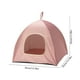 thumbnail image 3 of HWRETIE - Cama portátil para mascotas al aire libre,para gatos y perros,acogedora cueva antideslizante con techo plegable,casa de viaje para mascotas y uso doméstico, 3 of 6