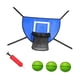 thumbnail image 2 of Juego de aro de baloncesto para trampolín, portería de baloncesto, impermeable, fácil de montar, accesorios para trampolín para niños, adultos y Verde, 2 of 8