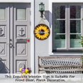 thumbnail image 4 of Welcome Door Sign, Sunflower Decor Wooden Sign Round Decorative Wall Plaque, Rustic Summer Welcome Sign for Front Door, Farmhouse Porch Yard Hanging Sign Outdoor Decorations -26, 4 of 4
