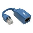 thumbnail image 3 of Tripp Lite Cisco Console Rollover Cable Adapter (M/F) - RJ45 to RJ45, Blue, 5 in. - Serial adapter - RJ-45 (M) to RJ-45 (F) - 42 ft - CAT 5e/6 - molded - blue, 3 of 6
