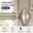 Nickel, variant on Adjustable Wood Curtain Rods for Windows 72-144 Inch, 1 Inch Heavy Duty Drapery Rods with Imitation Wood Grain Finials, 2 Pack