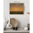 thumbnail image 6 of Drsoum Vintage Sunset Sea Wall Prints Classic Retro Farmhouse Rustic Decorations for Home Office Bedroom 8x10in Natural Framed, 6 of 6