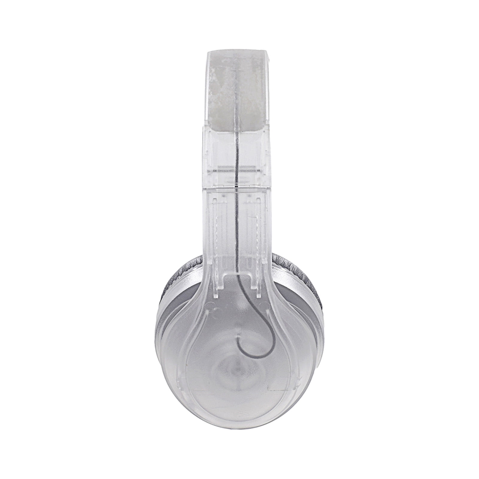 Headphones With Mic Clearance Transparent Over-Ear Headset, Wired Gaming Headset, Soundproof, Noise-Cancelling Headset Novelty In Appearance No Lag, No Stuttering Wireless Headphones For Kids