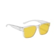 thumbnail image 3 of Gafas de sol rectangulares para mujer Sunnimix Amarillo Claro UV400, 3 of 8