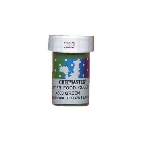 Chefmaster Powder Food Color, 3 gr. Green