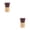 A09 C 1.96" 2Pack, variant on 2Pcs Mini Flat Top Face Makeup Brushes Bamboo Handle & Synthetic Bristles For Liquid, Cream, And Flawless Powder