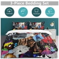 thumbnail image 5 of Travis scott Classic Zip System Wrinkle Free Comfort Soft Structure Thread Detail Duvet Cover Sets Must, 5 of 5