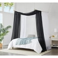 thumbnail image 2 of Warm Home Designs 55" W x 288" L Black Bed Canopy for King Bed. BC Black 288, 2 of 5
