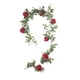 thumbnail image 3 of Guirnalda de vid de flores falsas rosa artificial para fiesta de boda (6.4 pies rojo) Hugtrwg Libre de BPA, 3 of 4