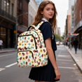 thumbnail image 3 of Yspwyqan Ladybug School Backpack for Kids Girls, 17" Multi-Pocket Backpack Fits 15.6 Laptop, Daisy Floral Lightweight Bookbag with Front Pocket for Elementary Middle School Supplies, 3 of 7