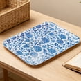 thumbnail image 2 of Howayme Melamine Plastic Serving Tray, 12.9"x9.6" Large Shatterproof Decorative Food Tray for Restaurant, Parties, Kitchen & Outdoor Use, Blue and White Porcelain Floral Pattern, 2 of 6