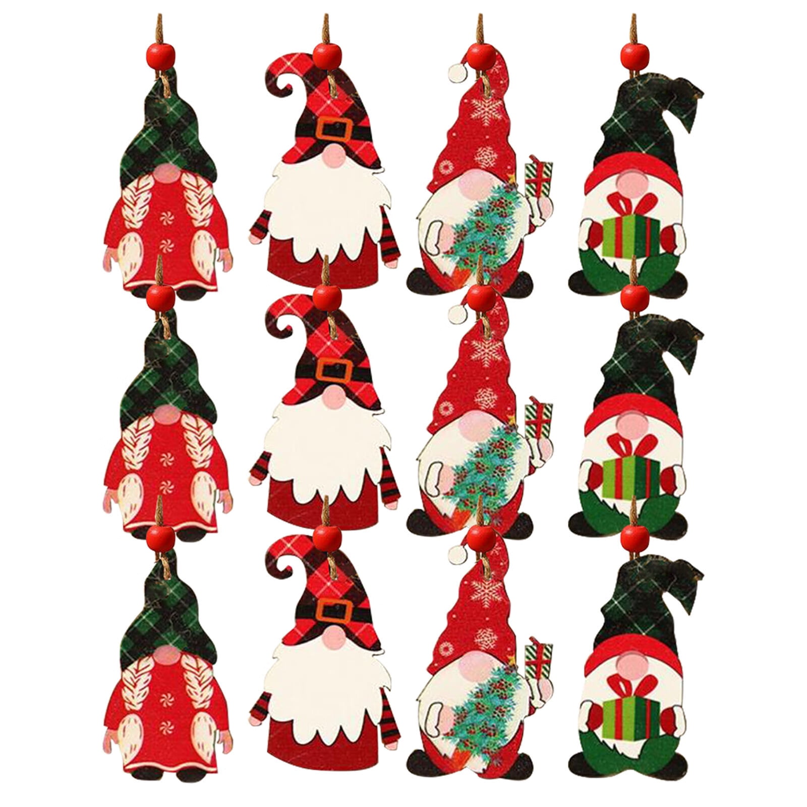 12pc Mini Christmas Ornaments Set for Mini Christmas Tree Decorations