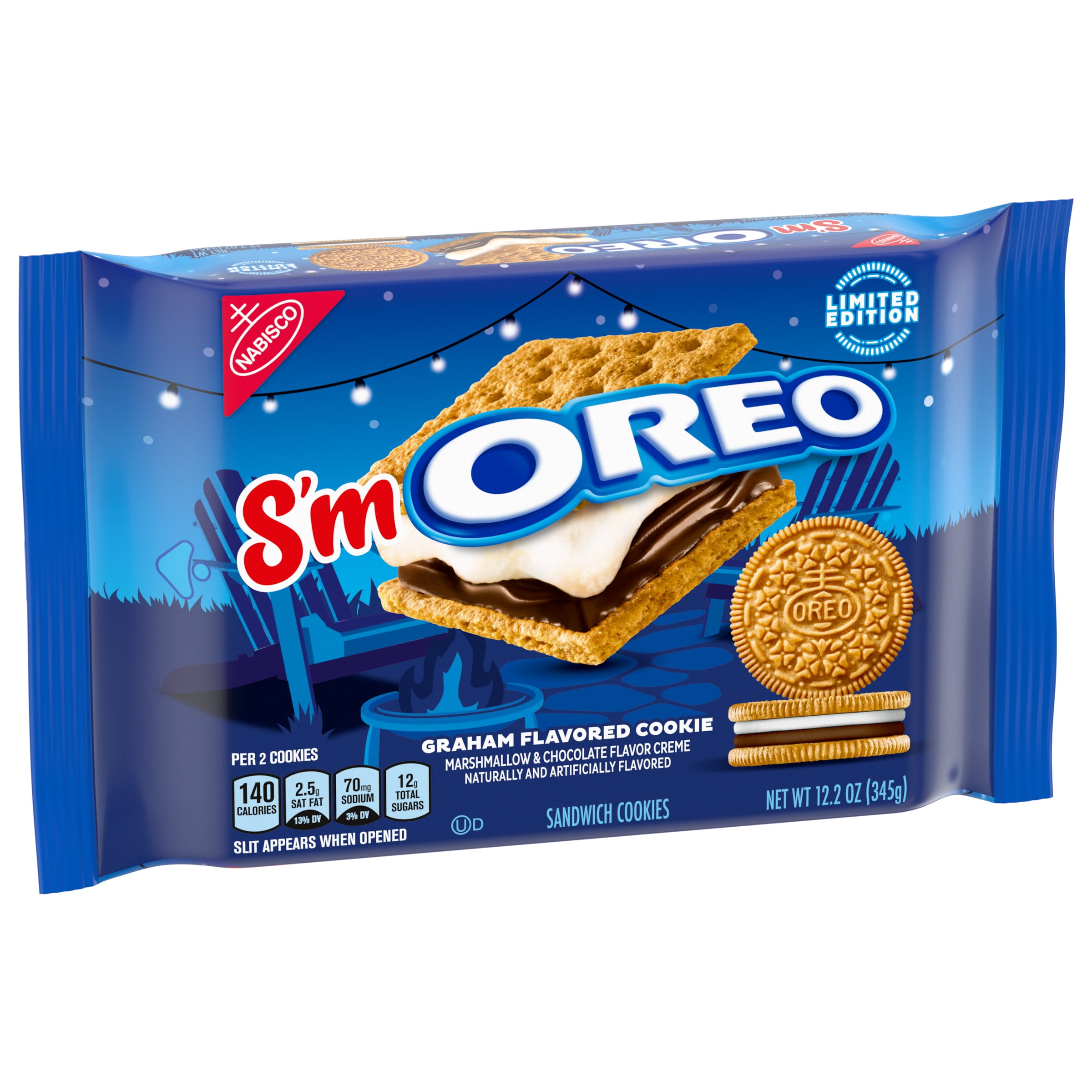 OREO S'mOREO Sandwich Cookies, Limited Edition, 12.2 oz