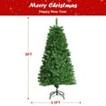 thumbnail image 4 of Costway 5ft Pre-lit Fiber Optic PVC Artificial Christmas Tree w/ 449 Branch Tips, 4 of 10