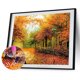 thumbnail image 2 of Cuadro de mosaico de paisaje de bosque de otoño de kits de pintura de diamante cuadrado completo (FF589) Sywqhk Decoración hogareña, 2 of 9