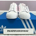 thumbnail image 3 of Adi - das Superstar Cloud GS White Clear Pink Floral Embroidery IG7015 Size 7Y, 3 of 6