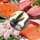 thumbnail image 4 of Ablandador de carne de cocina Martillo de bistec Spit Beef Agujas de acero inoxidable Cook Tool1pcs-black JAMW Sencillez, 4 of 5