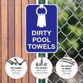 thumbnail image 4 of Dirty Pool Towels Pool Sign,, 4 of 8