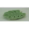 thumbnail image 2 of Tropical Monstera Leaf Ceramic Decorative Plate, 2 of 3