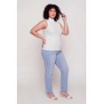 thumbnail image 3 of Women's Plus Size Seamless Ribbed Knit Mock Neck Tank Top, 3 of 4