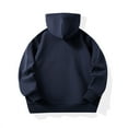 thumbnail image 3 of LEEy-world Hoodies for Girls Hoodie 7 8 Solid Color Boys Pullover Hoodies Sweatshirts Top Children Unisex Soft Coat Toddler (Navy, 7-8 Years), 3 of 4