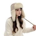 thumbnail image 2 of Winter Trapper Hat for Women, Ushanka Trooper Hat for Skiing, 2 of 7