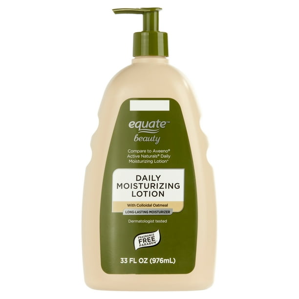 Equate Fragrance Free Daily Moisturizing Lotion, 33 fl. oz.