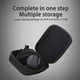 thumbnail image 2 of 2X Organizador de Auriculares Cuadrado Estuche Protector para Auriculares Bluetooth Portátil Estuche de Viaje Bolsa Bento, 2 of 5