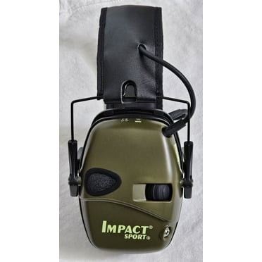 Impact Sport-Electronic Range/Work/Yard/Hearing Earmuff w/ Active Noise Cancellation & Directional Sound Amplifying Microphones