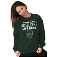 thumbnail image 4 of Funny Alien UFO Believers Sarcastic Sweatshirt for Men or Women Brisco Brands S, 4 of 6