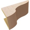thumbnail image 6 of 7"W x 14"D x 7"H Wide Carmel Rough Cedar Woodgrain TimberThane Corbel, Primed Tan, 6 of 6