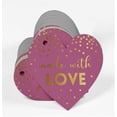 thumbnail image 3 of Inkdotpot Real Gold Foil Made With Love Wedding Tags Favor Hang Paper Tags 100 Pieces, 3 of 6