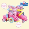 thumbnail image 6 of Peppa Pig Kids Adjustable Trainer Roller Skates for Boys and Girls, Size 9-12, 6 of 16
