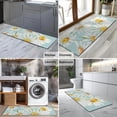 thumbnail image 2 of Lightblue Daisy Flower Watercolor Pattern Kitchen Rug Mat,Kitchen Runner Rugs Non Skid Washable,Decorative Kitchen Floor Mats for Kitchen,Sink,Laundry,17"X47", 2 of 5