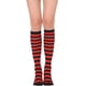 thumbnail image 5 of Minnieouse Calcetines hasta el muslo a rayas Botas de calcetín de estilo simple JK Legwarmers Día de San Valentín para diario Fiesta de Halloween 2piezas franja negra roja Minnieouse CBP334146, 5 of 5