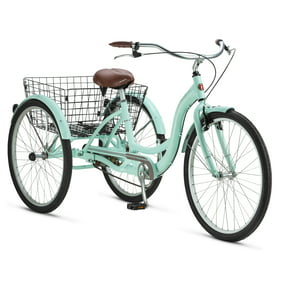 Schwinn Meridian Adult Tricycle, 26-inch Wheels, Rear Storage Basket, Mint