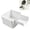 White#213, variant on Washing Machine Drip Pan, Plastic Water Catch Tray with Overflow Leak Protection for Washer and Dryer, 15.6 x 10 Inch Laundry Room Floor