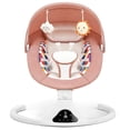 thumbnail image 1 of Columpio para bebé Feitiong rosa, 5 velocidades, 12 melodías, Bluetooth, 1 of 6
