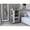 Gray, variant on Pine - filled engineered wood bar cart | Ideal for any home bar enthusiast | Ensures easy access to stored items