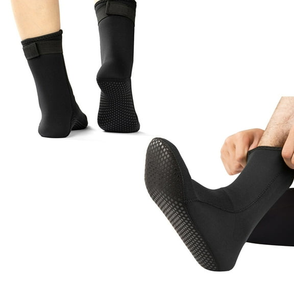 Sailing 3MM Neoprene Wetsuit Socks Warm  Diving Socks Winter Surfing Socks Thermal Anti Slip Boots For Spearfishing Swimming Rafting Snorkeling  Sailing