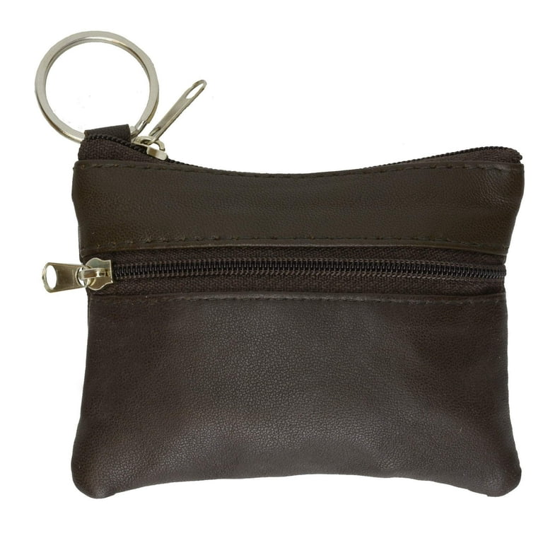 Genuine Leather Change Purse Coin Purse Front Pocket Wallet