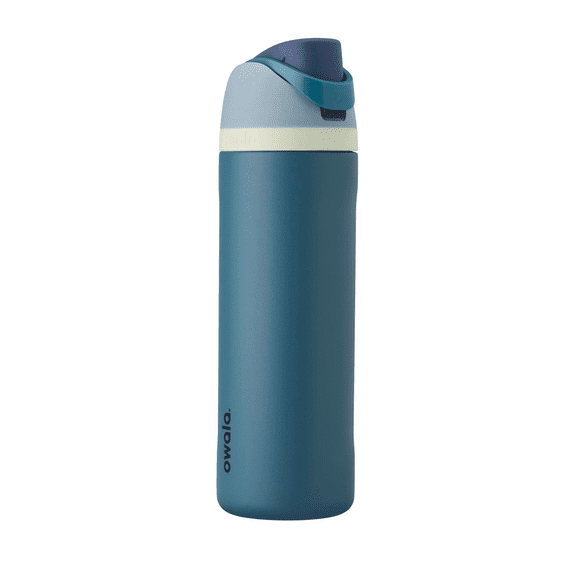 Owala FreeSip Stainless Steel Water Bottle, 24oz, Denim