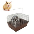 thumbnail image 4 of Maison de Hamster de Voyage, Design de Roue de Course Respirant Cage de Hamster Bol de Nourriture Mignon avec Bouteille d'Eau pour Cochon d'Inde pour Lapins, 4 of 8