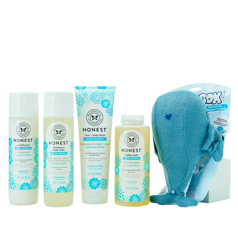 The Honest Company Baby Bathtime Gift Set, Fragrance Free 