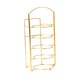thumbnail image 4 of Organizador de mesa de cocina BLESIY Estante de almacenamiento de platos Metal oro, 4 of 8