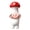 Red, variant on Tnobhg Red Mushroom Shape Refrigerator Magnet Sticker Photo Wall 3D Resin Magnetic Detachable Fridge Sticker Fridge Decor